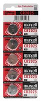 BATERIA x5 Litowa Baterie 2025 Maxell CR2025 5 sztuk