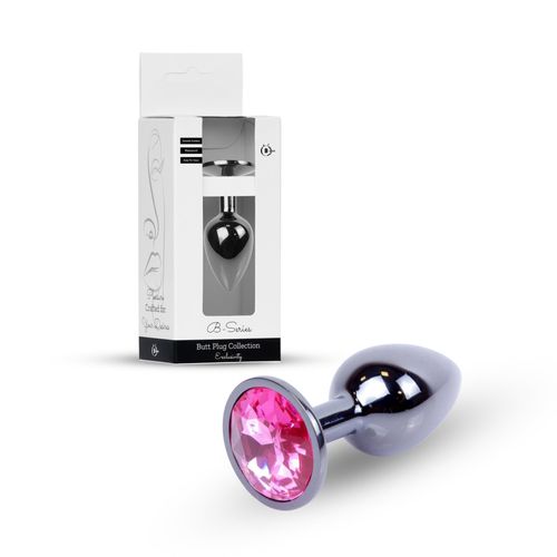 Plug-Jewellery Dark Silver Plug- Pink na Arena.pl