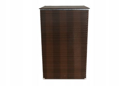 Obudowa na śmietnik do ogrodu z technorattanu RD02 na Arena.pl