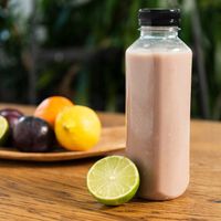 BUTELKA PET 400ML KWADRATOWA Z NAKRĘTKĄ do smoothie soków 50 SZTUK