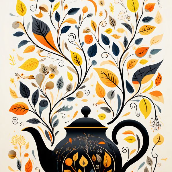 Plakat 70x70cm Jesienna Melodia zdjęcie 1