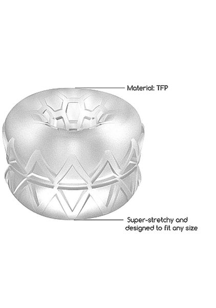 N0. 92 - Reversible Masturbator And Bumper - Transparent zdjęcie 5
