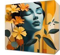 Obraz 30x30cm Kwiatowa Medytacja