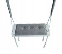 Huśtawka płaska DLA DZIECI pokój dom ogród szara