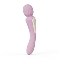 podwójny wibrator różdżka sterowany aplikacją switch soft pink lelo