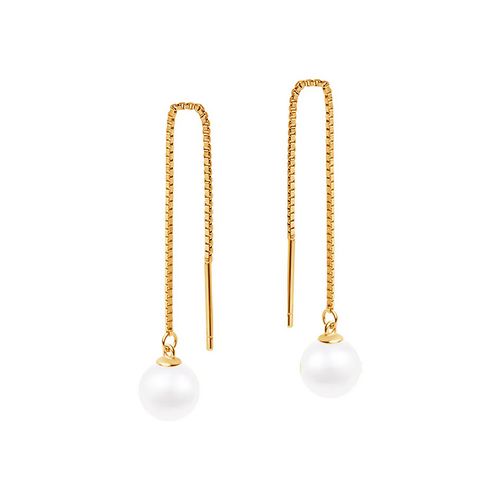 Srebrne kolczyki Staviori z perłami na Arena.pl