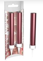 Fontanny race na tort różowe złoto rose gold metalik, 12 cm 2 szt.