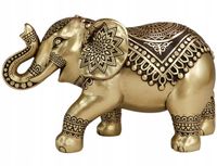 Słonik na szczęście - figurka dekoracyjna - 43679