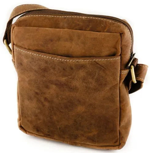 męska listonoszka z bydlęcej skóry naturalnej - always wild na Arena.pl