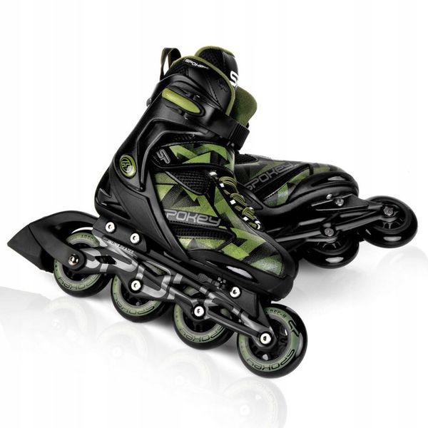 Rolki łyżworolki regulowane Spokey MAKAN BK/GR 32-35 zdjęcie 12