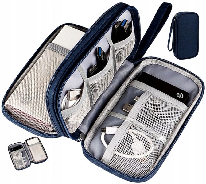 Organizer Na Ładowarki Kable Usb Etui Podróżne zdjęcie 1
