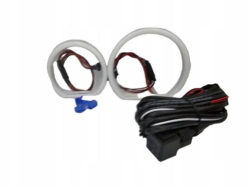 Cotton White Ringi LED BMW E83 X3 E87 E60 E61 E90 E91 Białe Dzienne mocne na Arena.pl