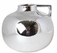 Wazon ceramiczny srebrny