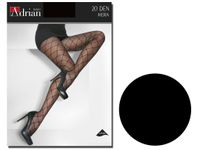 Rajstopy Hera size plus 20 den jak kabaretki 5 Nero