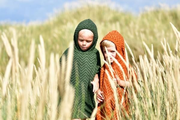 Filibabba Poncho Zigzag Rust zdjęcie 16