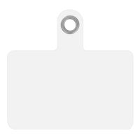 Wkładka plastikowa dla zawieszki do telefonu / sztywna - transparent