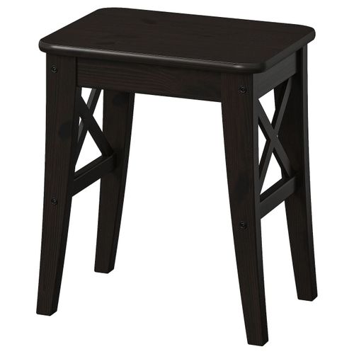 IKEA INGOLF Stołek taboret brązowoczarny wenge na Arena.pl