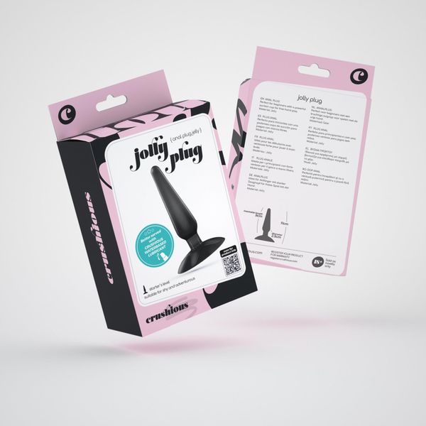 Crushious Jolly Plug Anal Plug Black zdjęcie 5