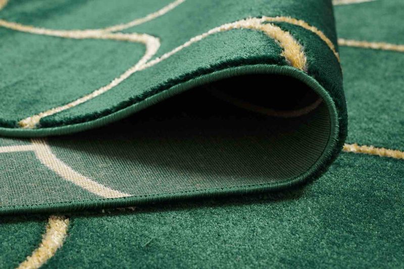 RUG/LU/ESTEMA/ARTDECO2/BOTTLEGREEN+GOLD/80x150 zdjęcie 7