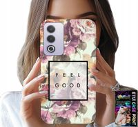 ETUI DO OPPO A80 5G - KWIATISTY WZÓR, MODNE DAMSKIE + FOLIA