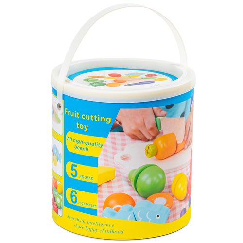 Zestaw drewnianych warzyw i owoców rzep na Arena.pl