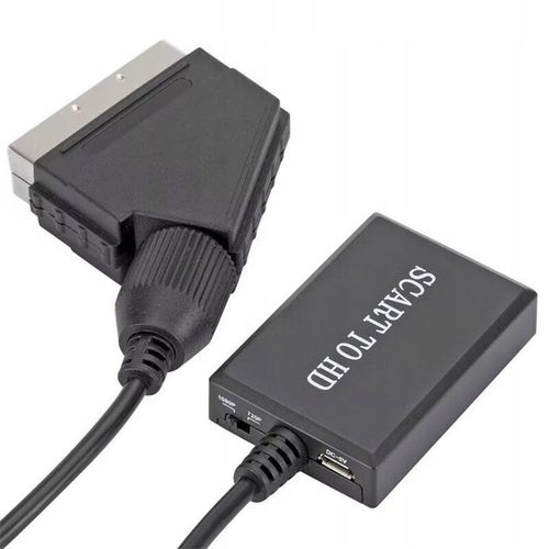 Kabel adapter konwerter z Euro / Scart do HDMI 1080p przejściówka TV na Arena.pl