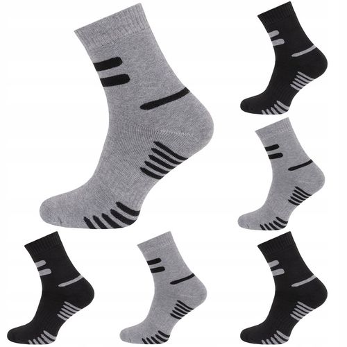6x SKARPETY MĘSKIE DŁUŻSZE GRUBA BAWEŁNA 43-46 na Arena.pl