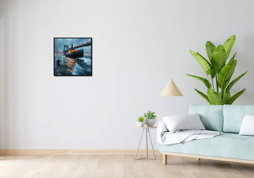 Plakat 50x50cm Stary Parowiec na Arena.pl