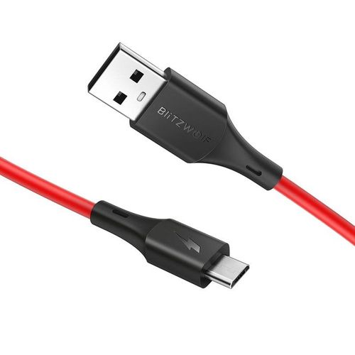 Kabel Micro USB BlitzWolf BW-MC13 2A 1m (czerwony) na Arena.pl