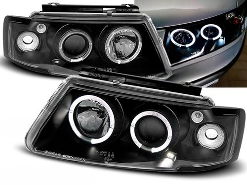 LAMPY REFLEKTORY DO VW PASSAT B5 OD 1996 DO 2000 Roku SOCZEWKOWE RINGI LED na Arena.pl