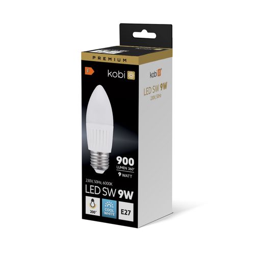 żarówka led sw 9w e27 6000k kobi premium na Arena.pl