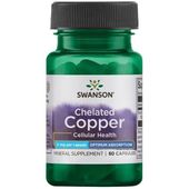SWANSON Albion Chelat Miedzi 2mg (60 kaps.)