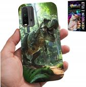 ETUI DO XIAOMI REDMI 9T - DINO DINOZAUR TYRANOZAUR CASE + SZKŁO