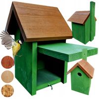 BUDKI LĘGOWE DLA PTAKÓW drewniane solidne domek dla ptaków na zimę