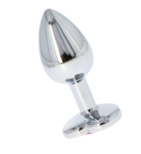 Plug z kryształem w kształcie serca na Arena.pl