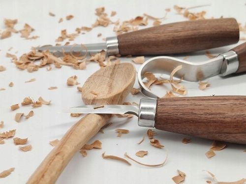 ZESTAW NOŻY DO RZEŹBIENIA W DREWNIE DŁUTA NARZĘDZIA NOŻE SKALPEL DIY 9 na Arena.pl