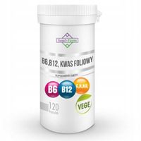 Witamina B6 + B12 + kwas FOLIOWY Soul Farm