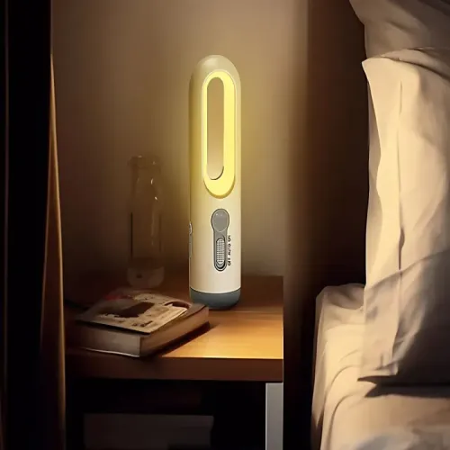 Lampka nocna led z czujnikiem ruchu i funkcją latarki bezprzewodowa na Arena.pl