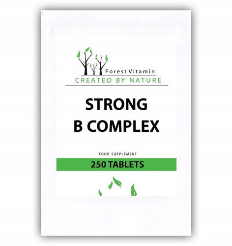 FOREST VITAMIN Strong B Complex 250tabs WITAMINY B na Arena.pl