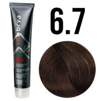 Inebrya farba do włosów, koloryzacja trwała, 100 ml 6/7 ciemny blond brązowa czekolada