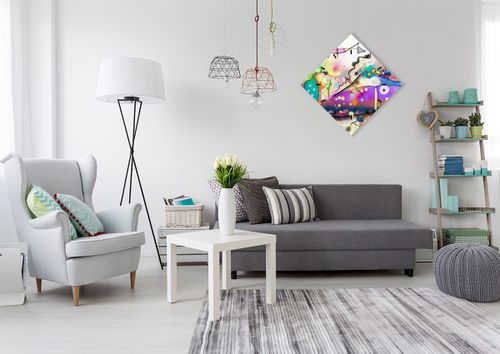 Zegar Ścienny - Ryby Pastele  - 50X50 Cm - C3Ad50X50-4096 na Arena.pl