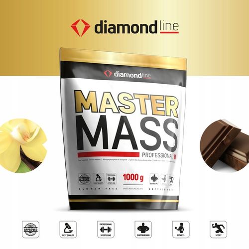Hi TEC DIAMOND LINE MASTER MASS 1000g GAINER MASA na Arena.pl