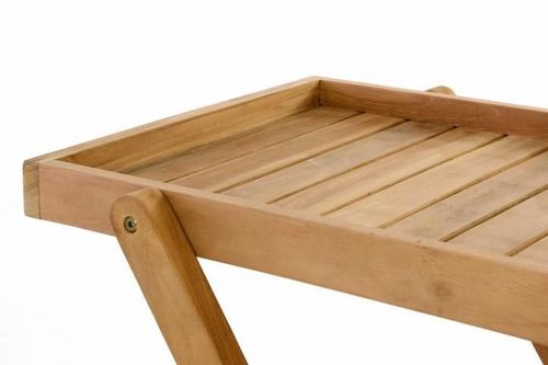 Wózek do serwowania DIVERO z drzewa tekowego na Arena.pl