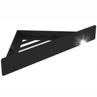 PÓŁKA ŁAZIENKOWA PRYSZNICOWA DO ŁAZIENKI SF07 BLACK MAT CZARNA MATOWA REA