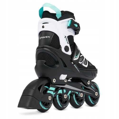 Rolki Regulowane RAVEN Advance Black/Mint 35-39 na Arena.pl