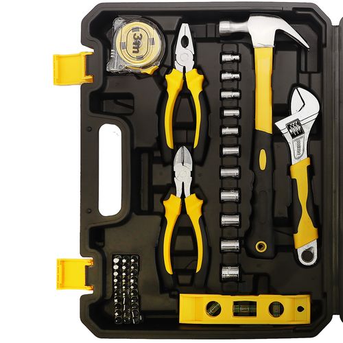 Zestaw narzędzi walizka narzędziowa 111 elementów klucze wkrętaki bity na Arena.pl