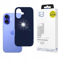 Apple iPhone 16 - 3mk Silicone Case Dark Navy