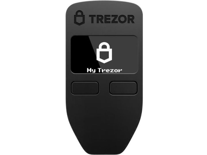 PORTFEL KRYPTOWALUT TREZOR MODEL ONE - BLACK zdjęcie 1