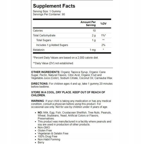 Melatonina żelki dla dzieci Dobry sen na Arena.pl