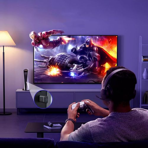 adapter audio transmiter bluetooth 5.3 aptx usb-c - czarny na Arena.pl